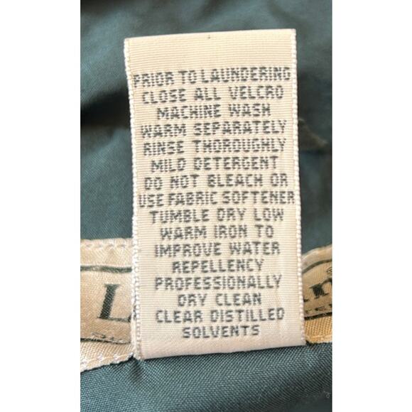 Vintage L.L. Bean Jacket Men's Gore-Tex Windbreaker Rain Coat Forest Green L-Reg - Picture 10 of 10